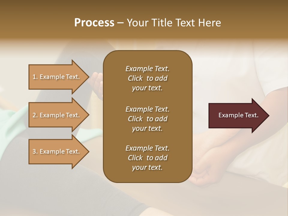 Leg Helpful Female PowerPoint Template