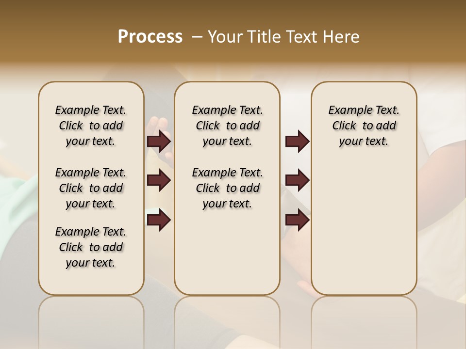 Leg Helpful Female PowerPoint Template