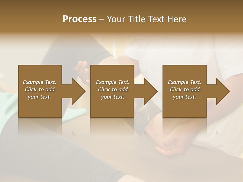 Leg Helpful Female PowerPoint Template