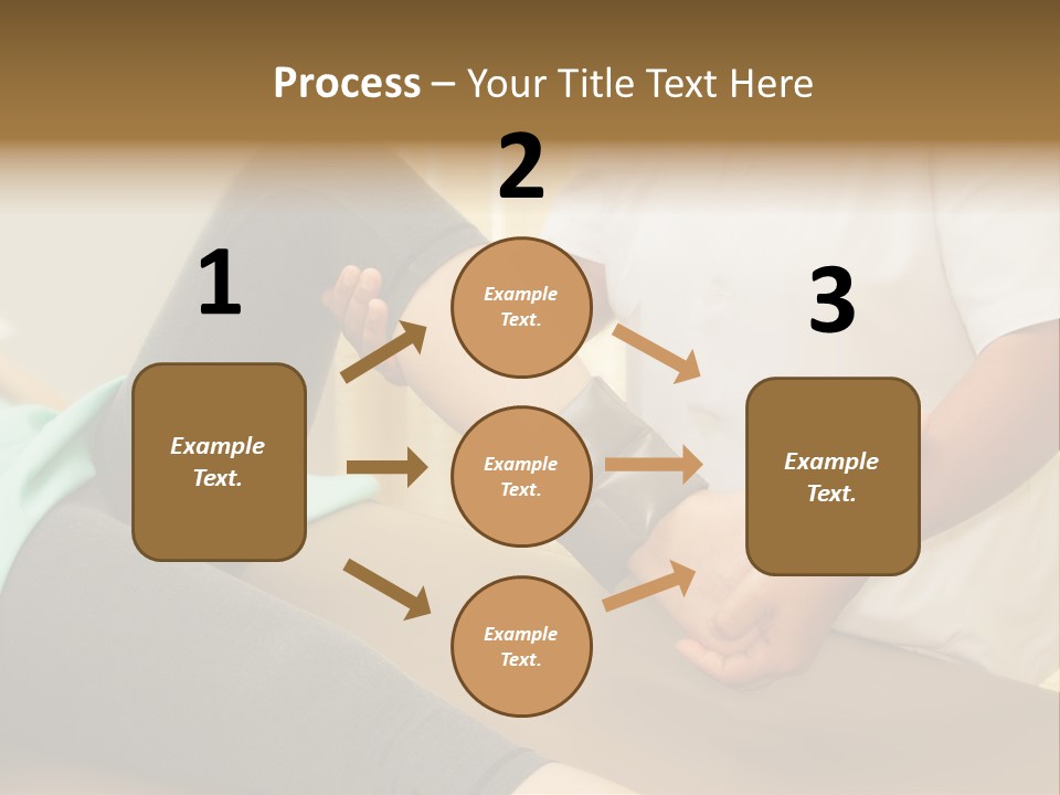 Leg Helpful Female PowerPoint Template