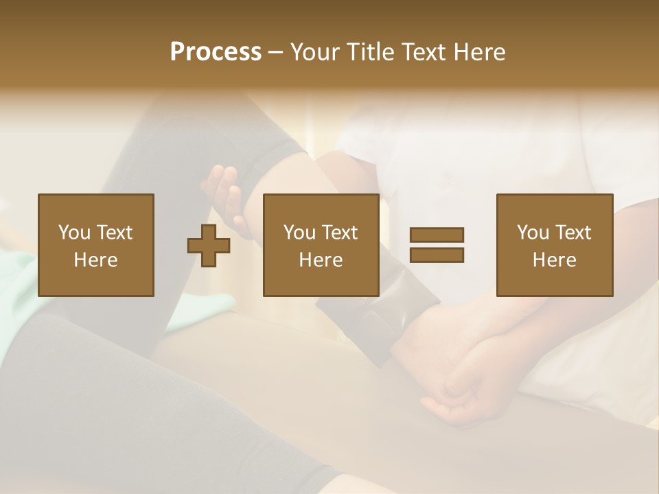 Leg Helpful Female PowerPoint Template