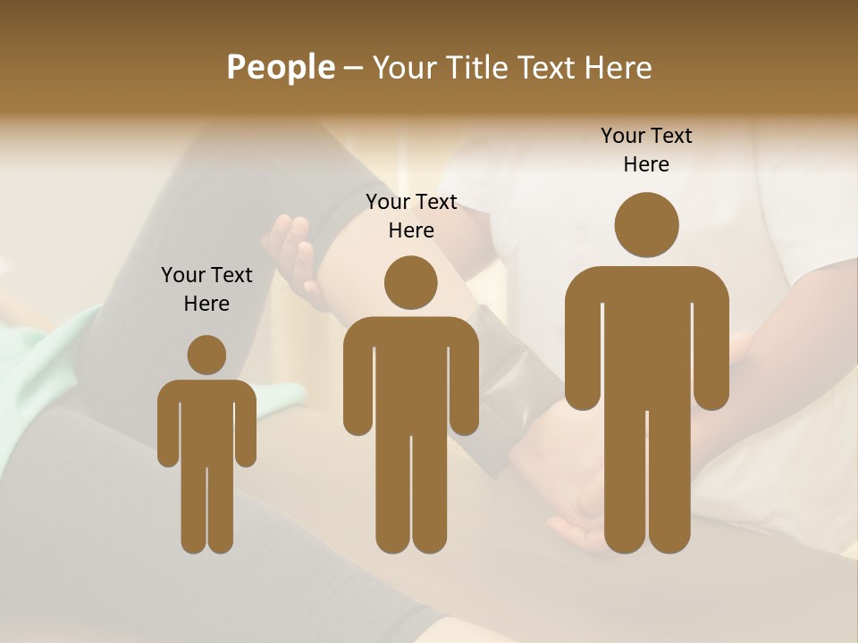 Leg Helpful Female PowerPoint Template