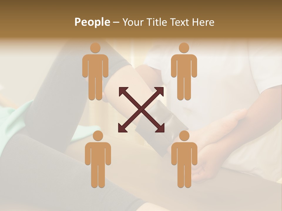 Leg Helpful Female PowerPoint Template