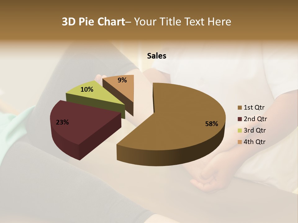 Leg Helpful Female PowerPoint Template