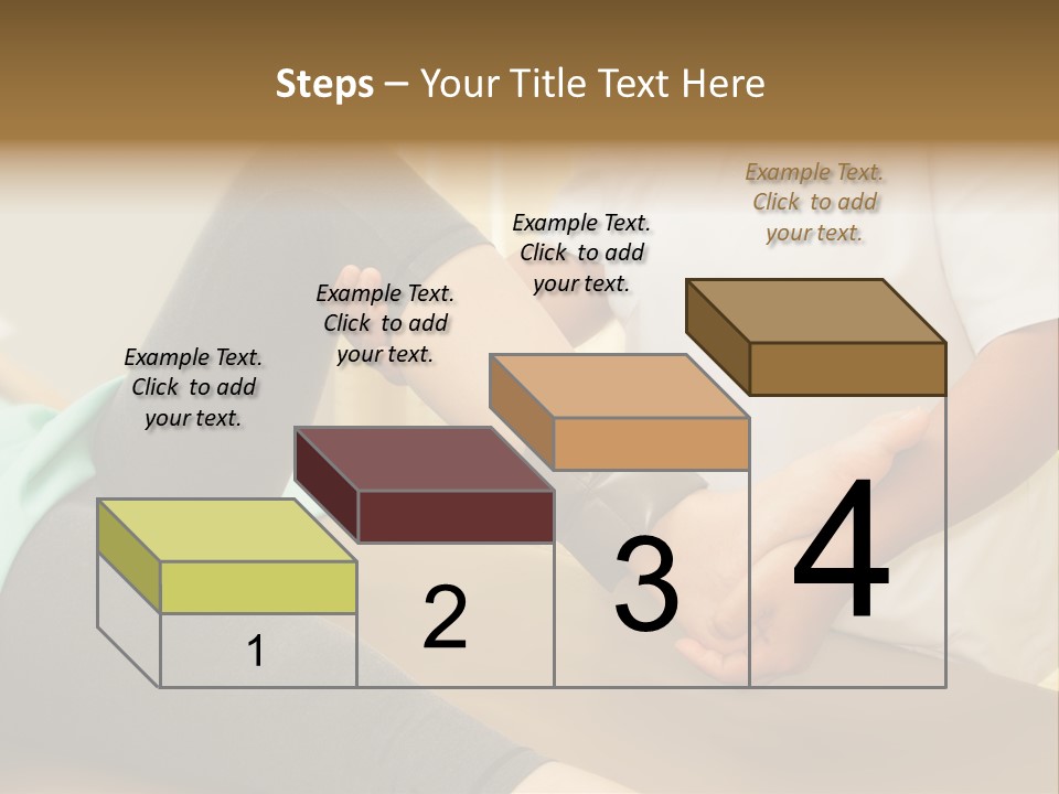 Leg Helpful Female PowerPoint Template