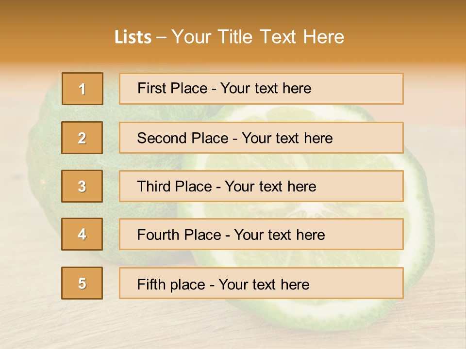 Leaves Design Sud PowerPoint Template