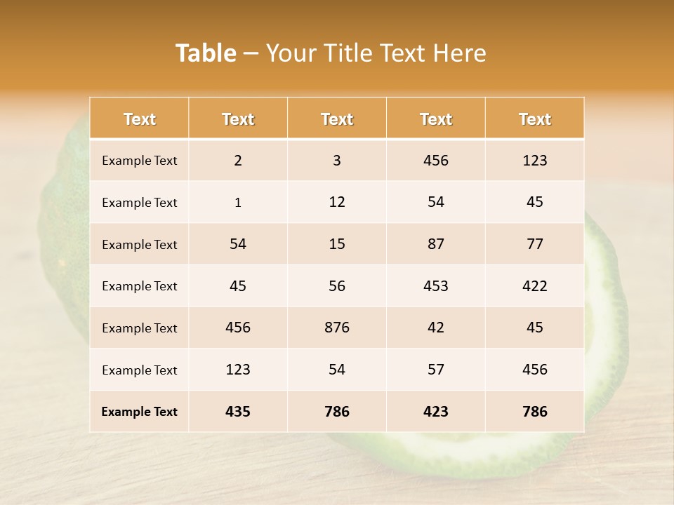 Leaves Design Sud PowerPoint Template