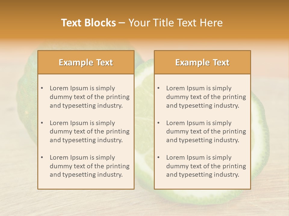 Leaves Design Sud PowerPoint Template