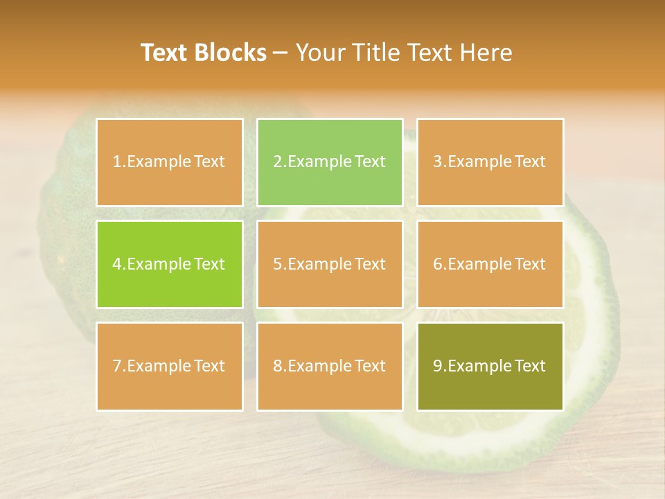 Leaves Design Sud PowerPoint Template