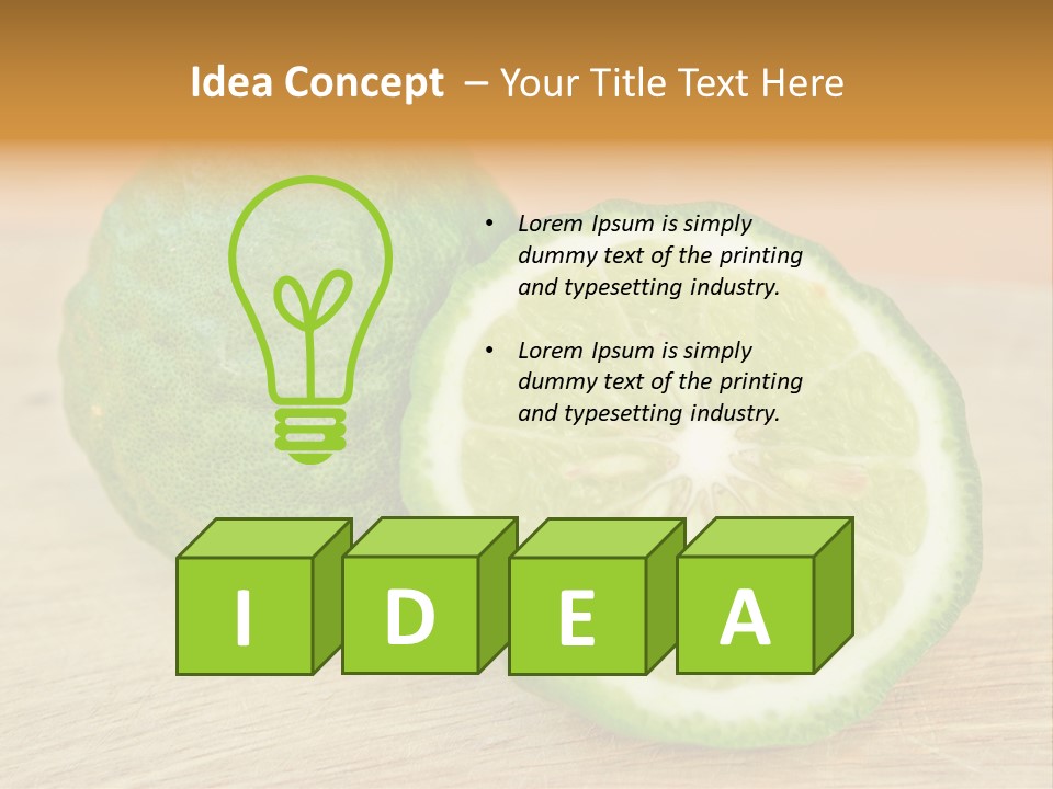 Leaves Design Sud PowerPoint Template