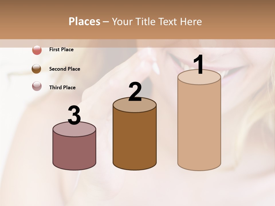 Aging Beautiful Closeup PowerPoint Template