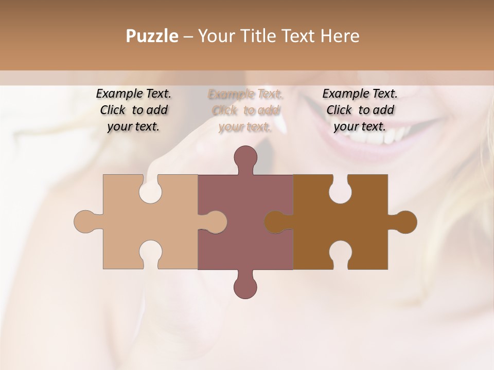 Aging Beautiful Closeup PowerPoint Template