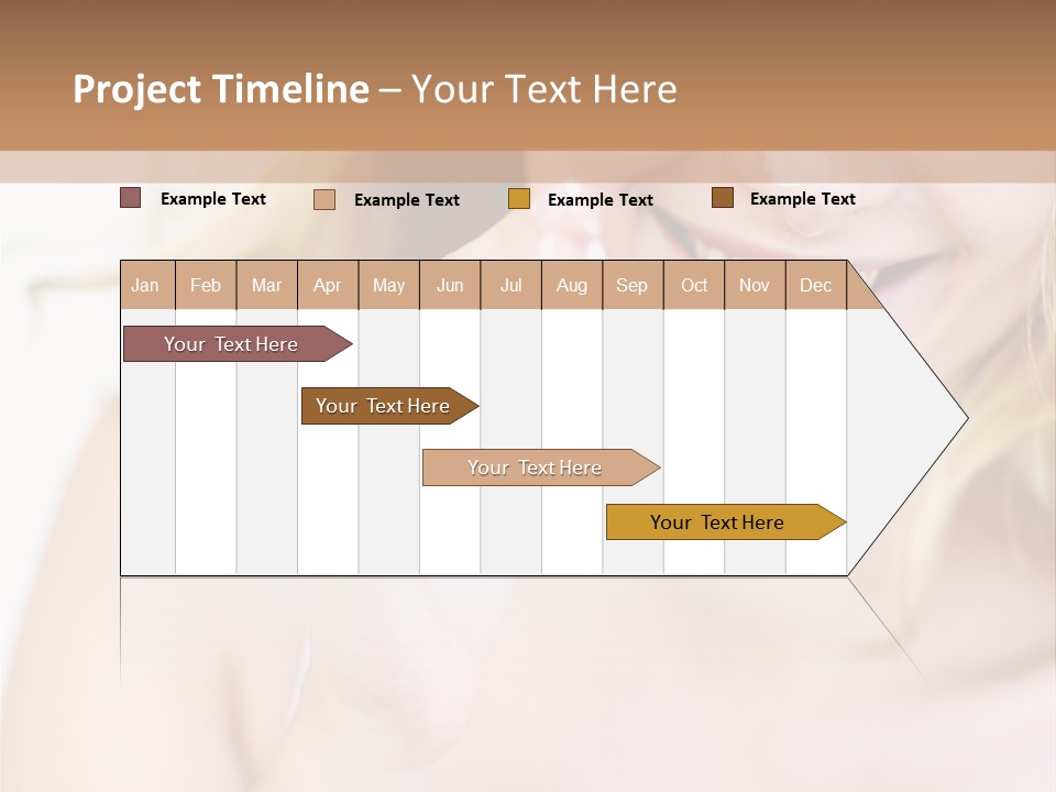Aging Beautiful Closeup PowerPoint Template