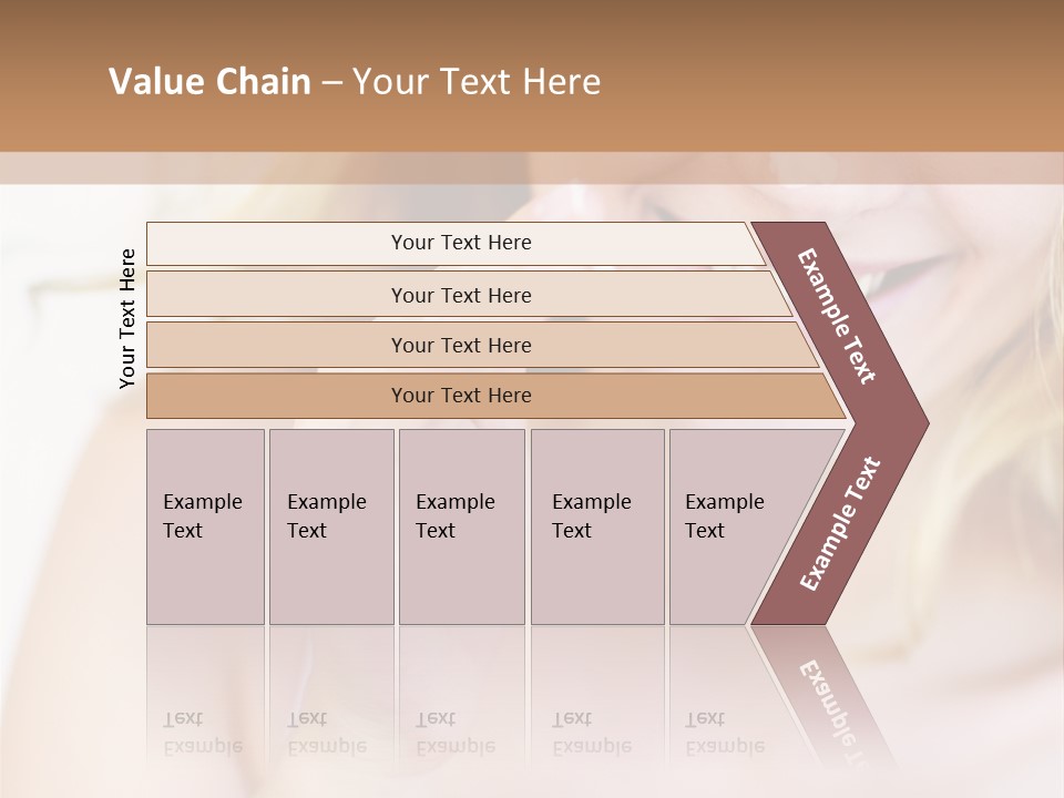 Aging Beautiful Closeup PowerPoint Template