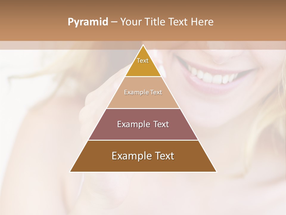 Aging Beautiful Closeup PowerPoint Template