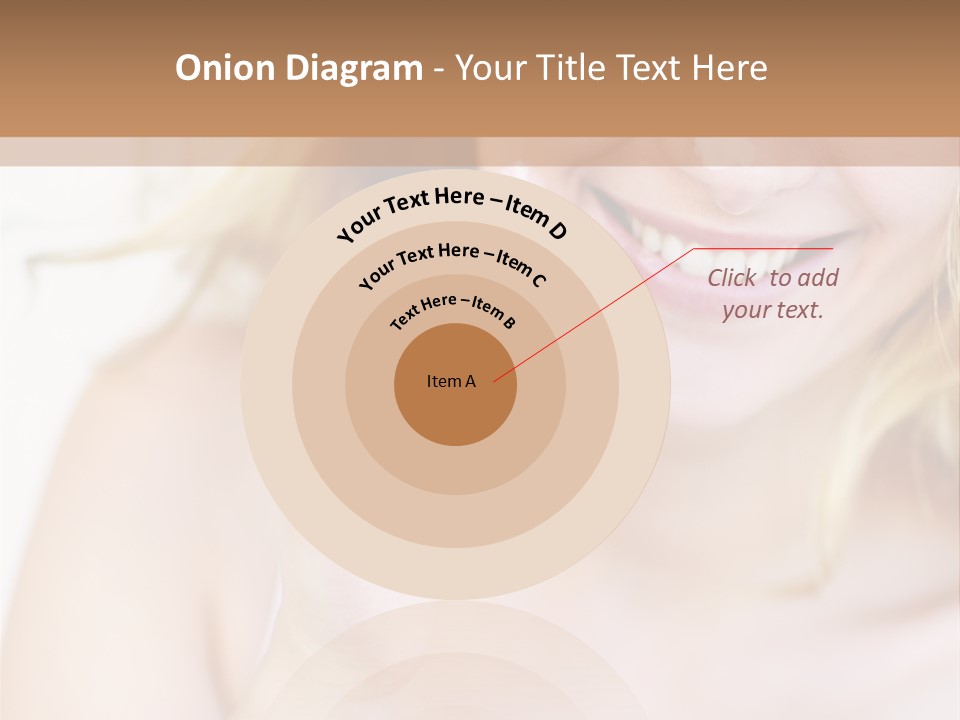 Aging Beautiful Closeup PowerPoint Template