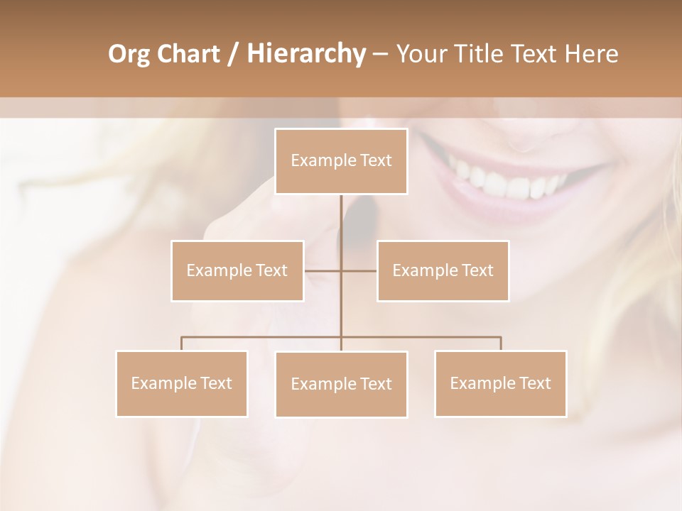 Aging Beautiful Closeup PowerPoint Template