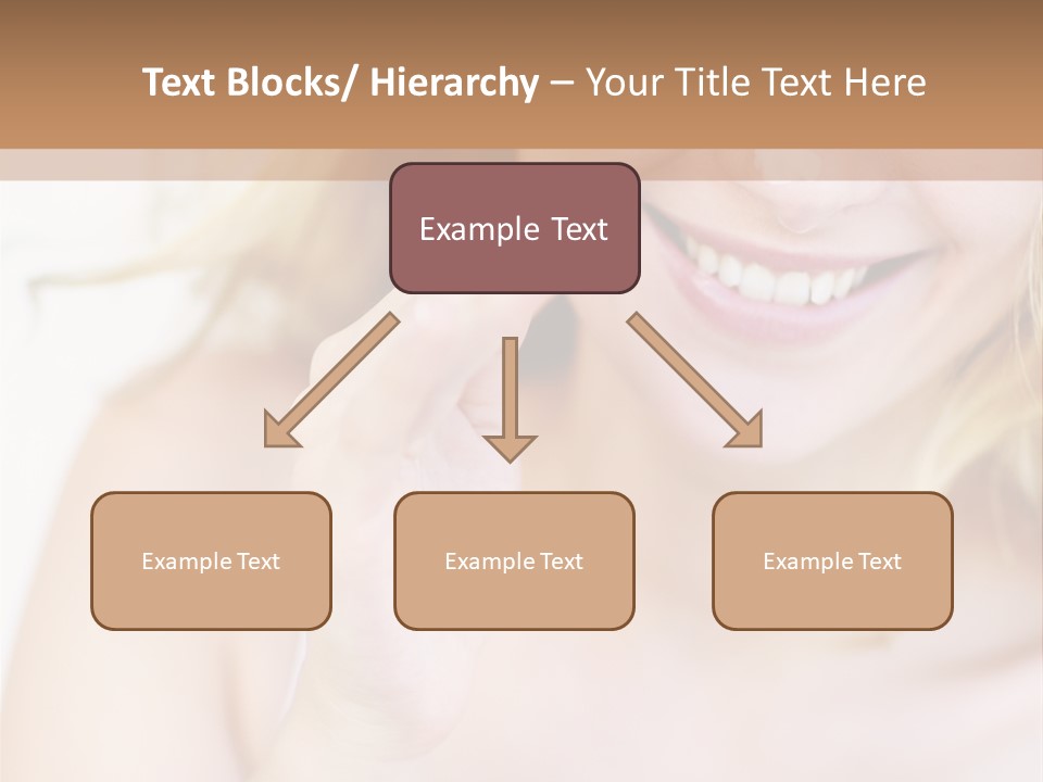 Aging Beautiful Closeup PowerPoint Template