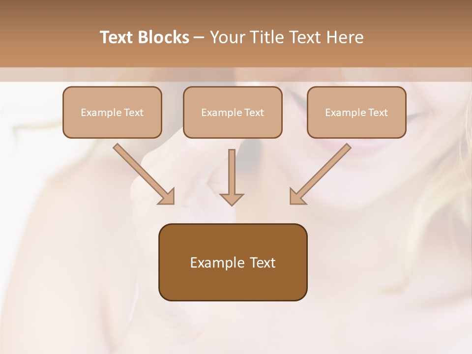 Aging Beautiful Closeup PowerPoint Template