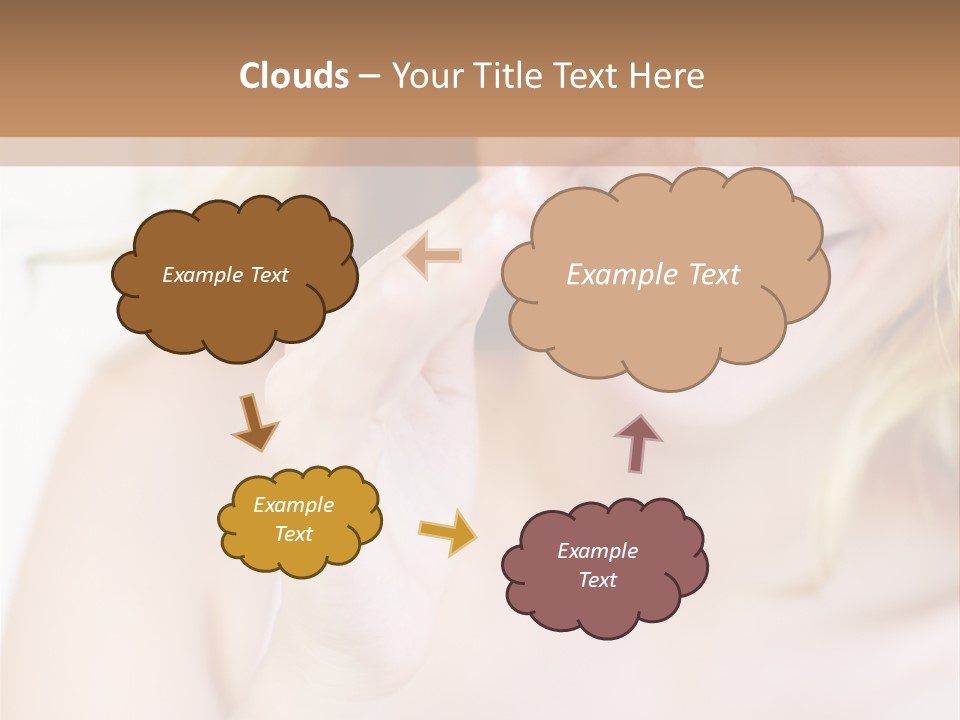 Aging Beautiful Closeup PowerPoint Template