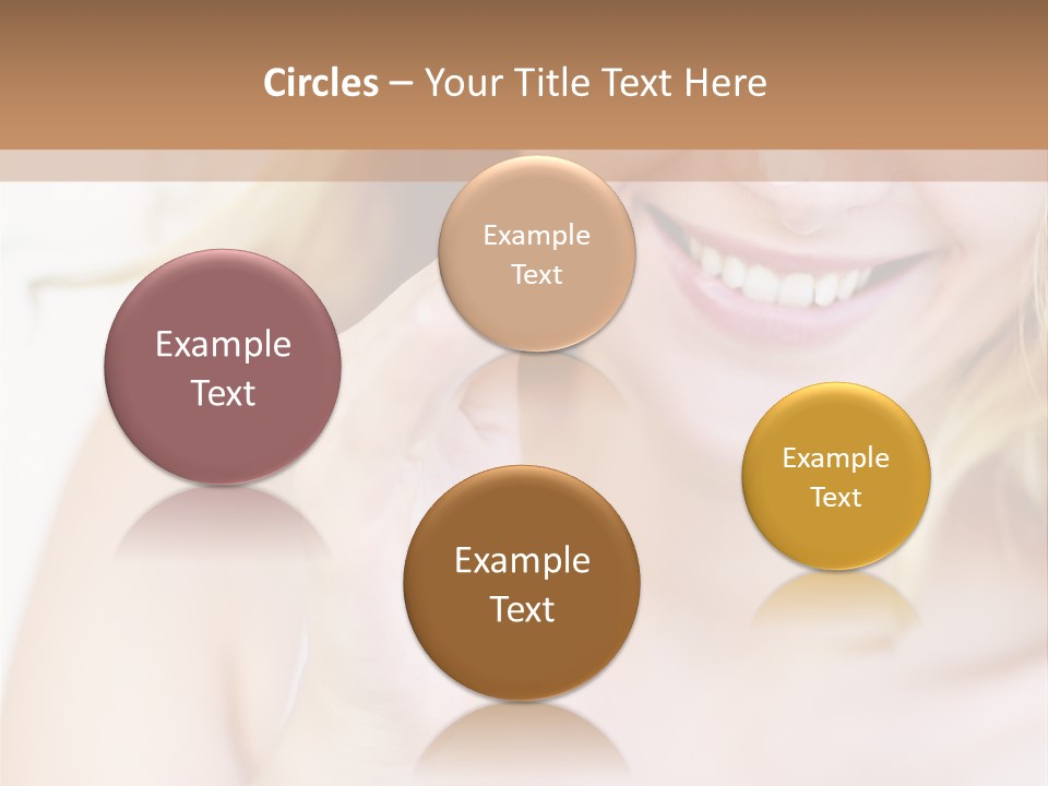 Aging Beautiful Closeup PowerPoint Template