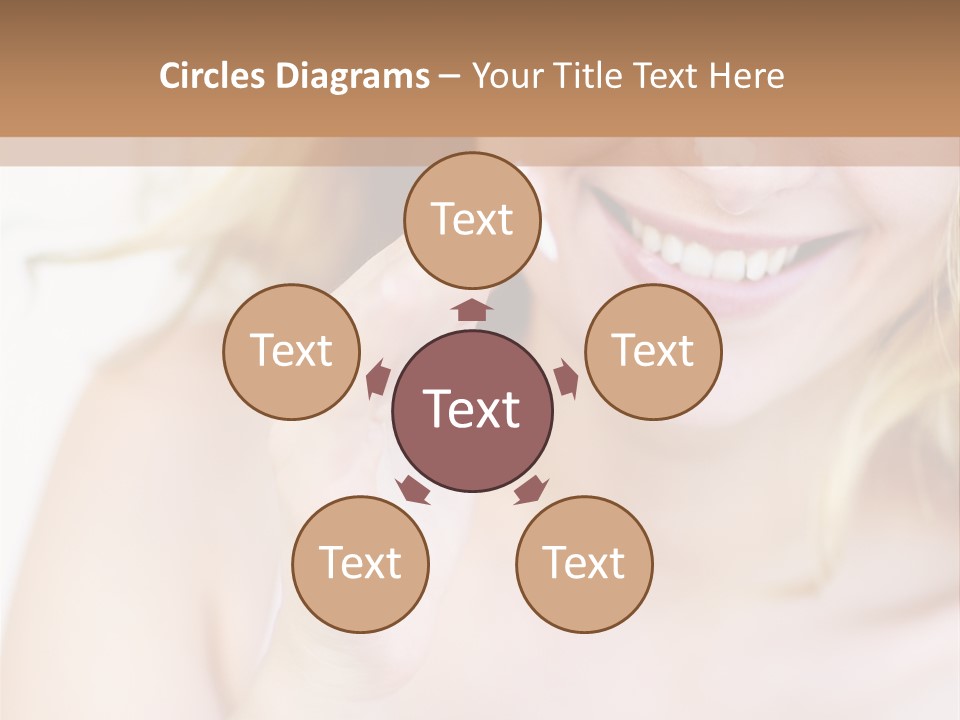 Aging Beautiful Closeup PowerPoint Template