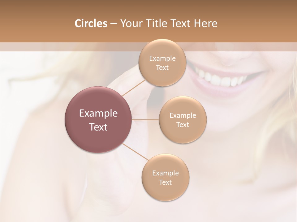 Aging Beautiful Closeup PowerPoint Template