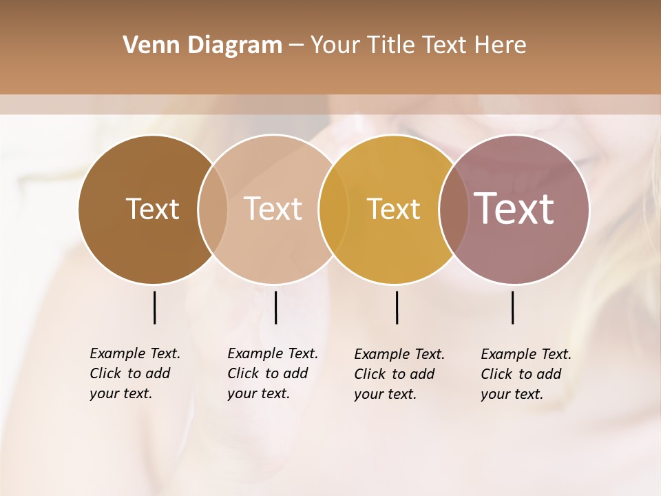 Aging Beautiful Closeup PowerPoint Template