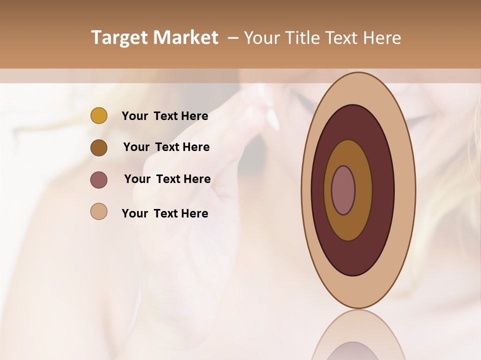 Aging Beautiful Closeup PowerPoint Template