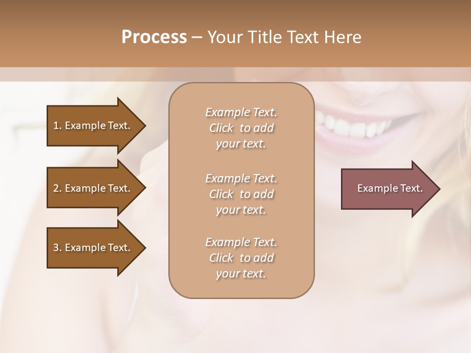 Aging Beautiful Closeup PowerPoint Template