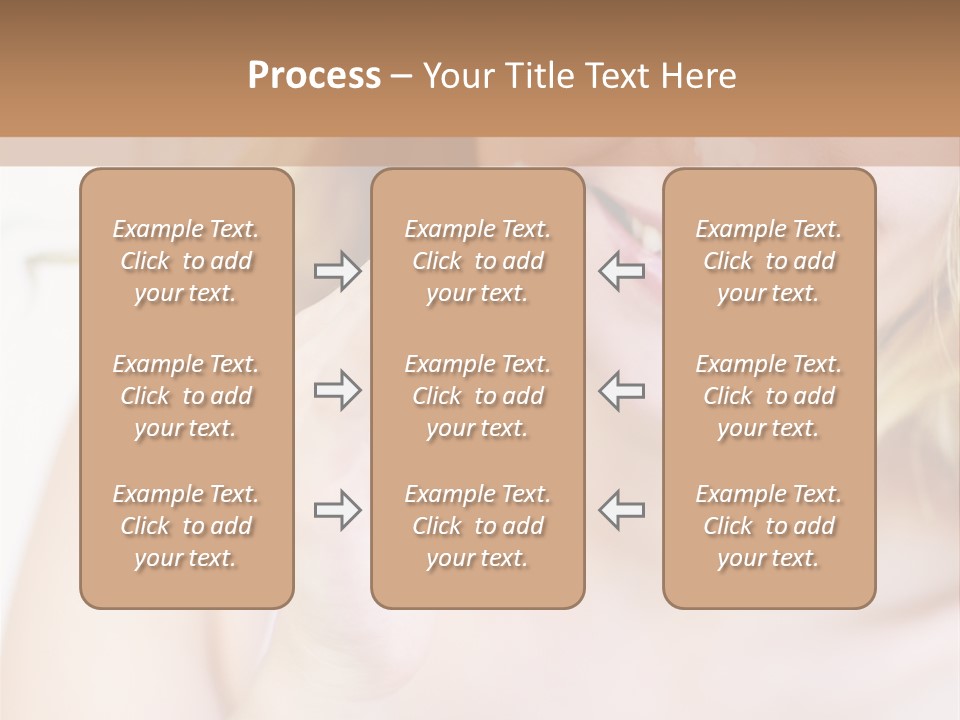 Aging Beautiful Closeup PowerPoint Template