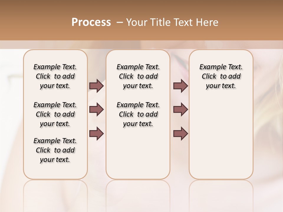 Aging Beautiful Closeup PowerPoint Template