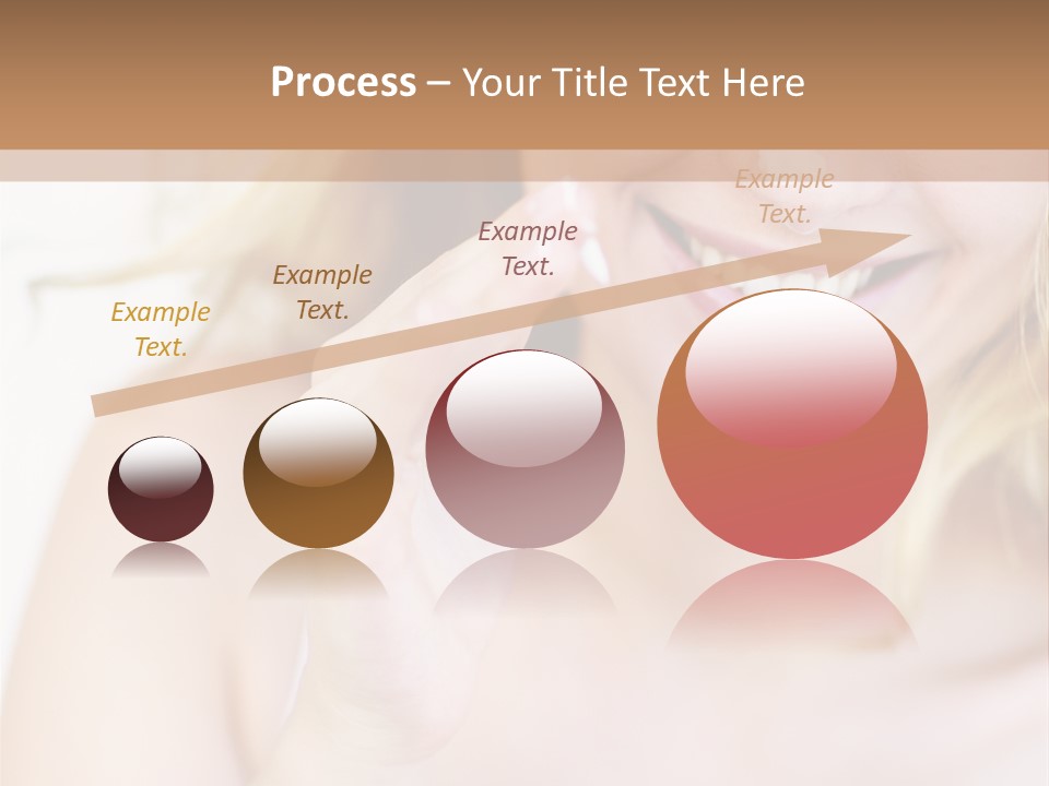 Aging Beautiful Closeup PowerPoint Template