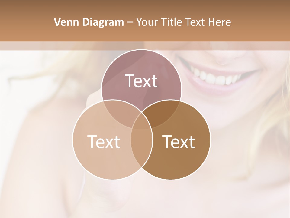 Aging Beautiful Closeup PowerPoint Template