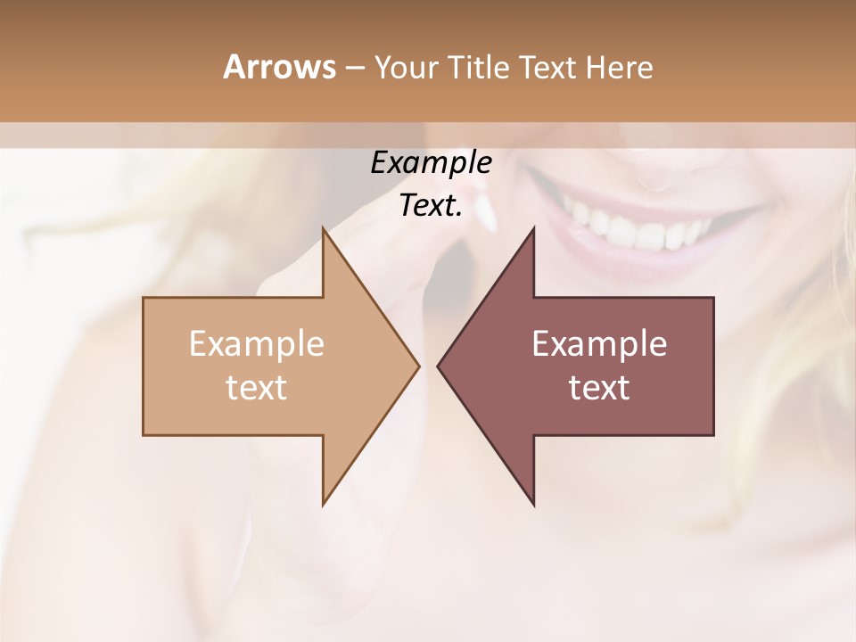 Aging Beautiful Closeup PowerPoint Template