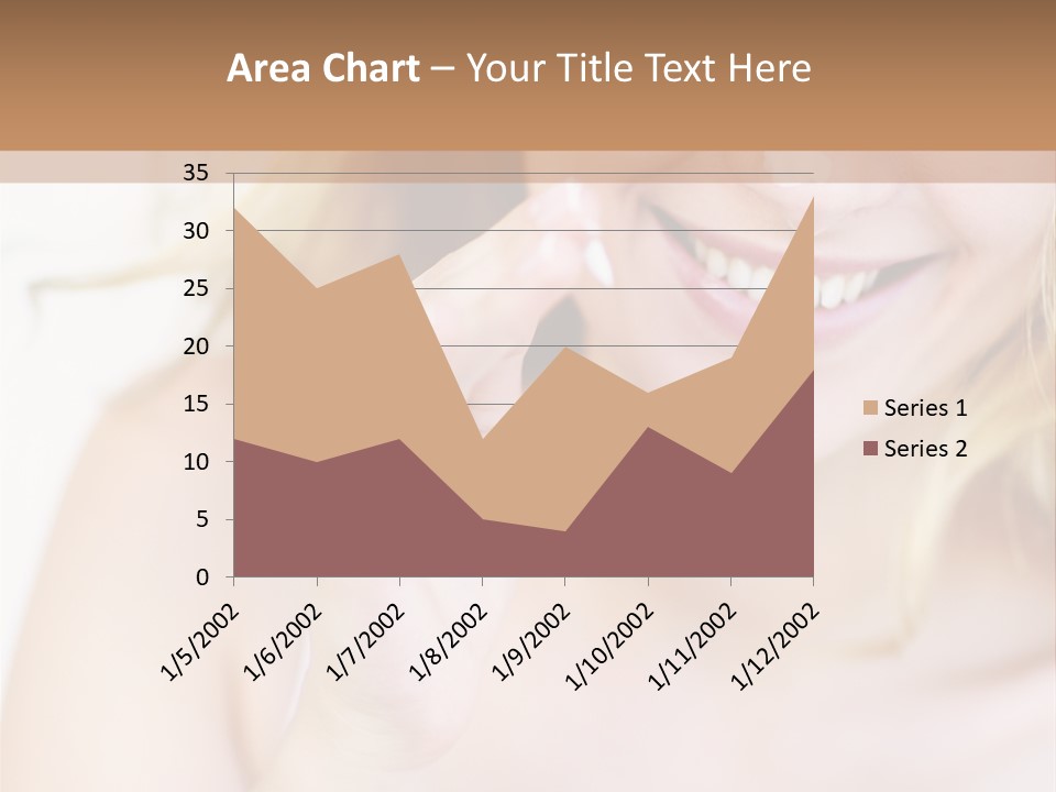 Aging Beautiful Closeup PowerPoint Template