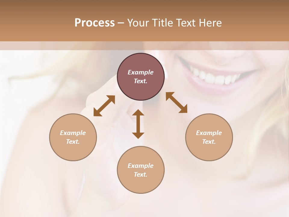 Aging Beautiful Closeup PowerPoint Template