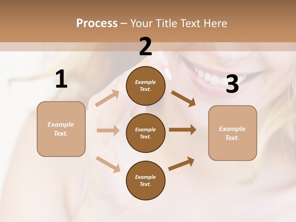 Aging Beautiful Closeup PowerPoint Template