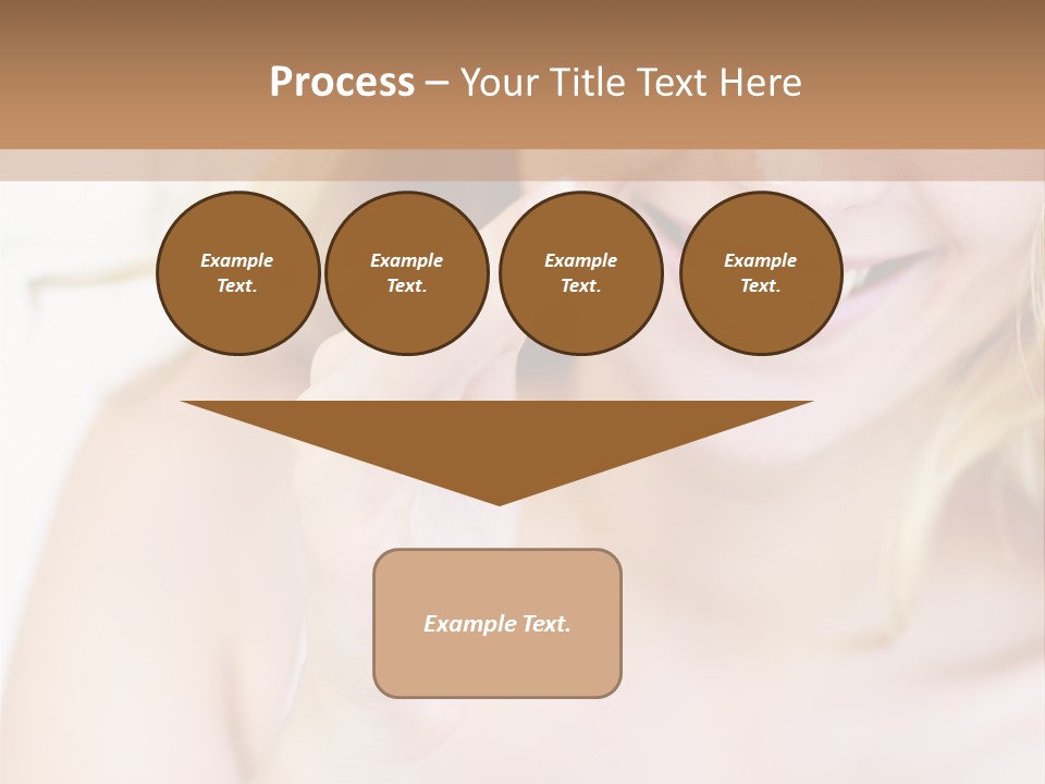 Aging Beautiful Closeup PowerPoint Template