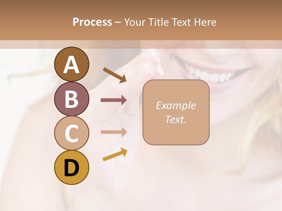 Aging Beautiful Closeup PowerPoint Template