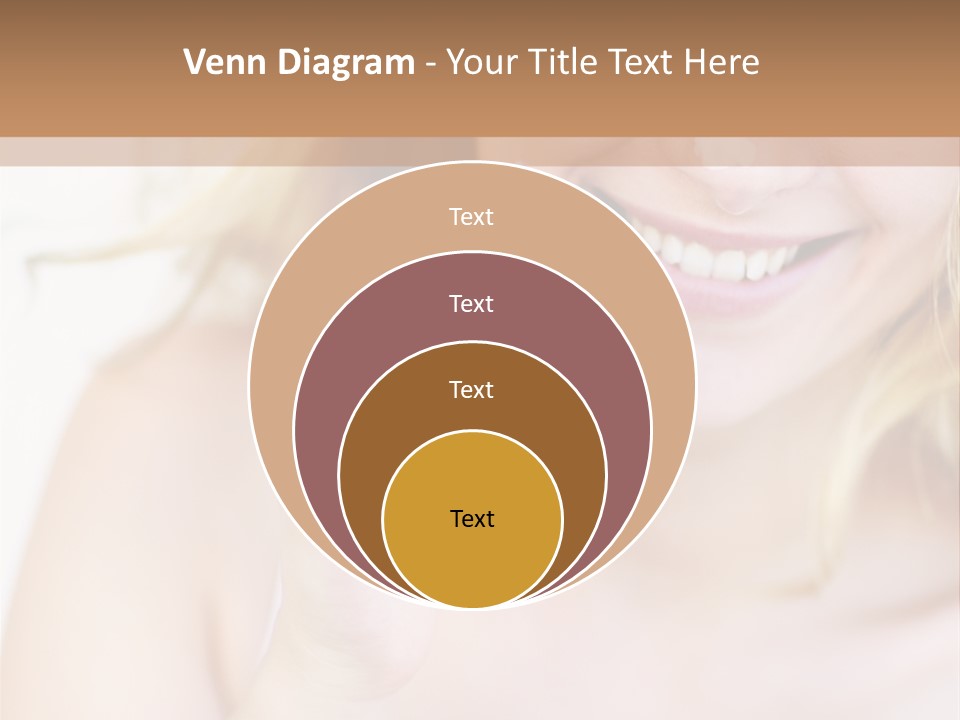 Aging Beautiful Closeup PowerPoint Template