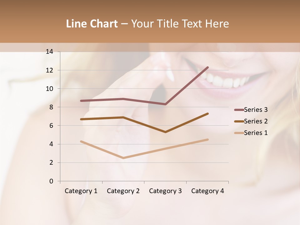 Aging Beautiful Closeup PowerPoint Template