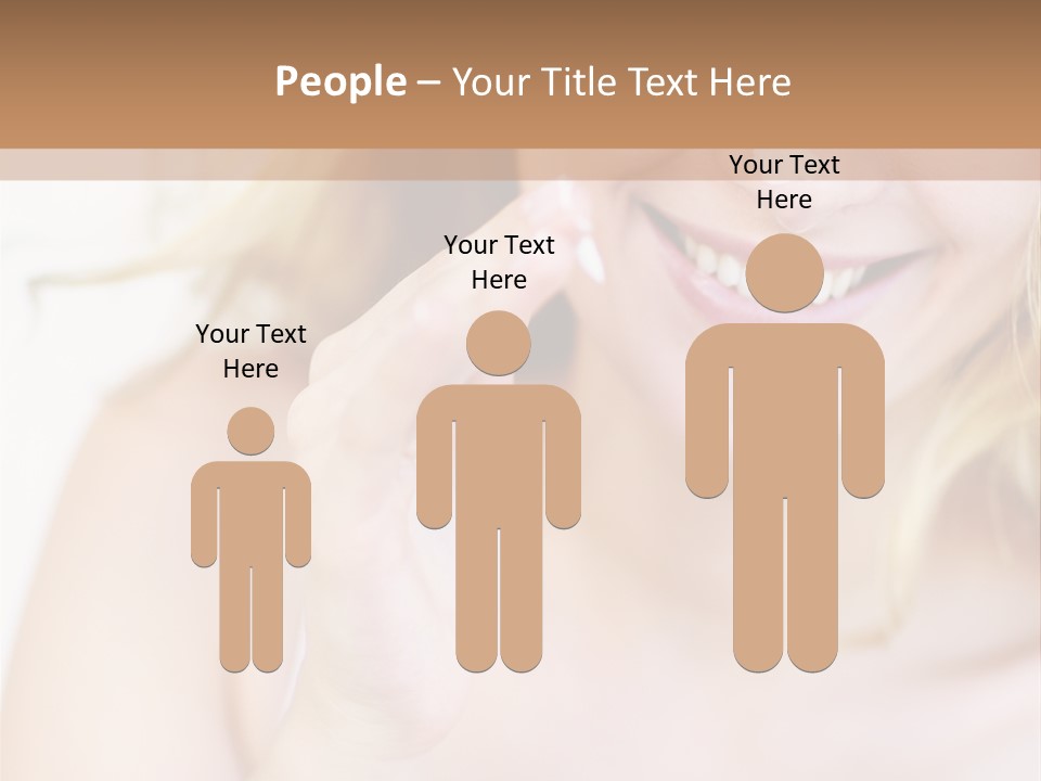 Aging Beautiful Closeup PowerPoint Template