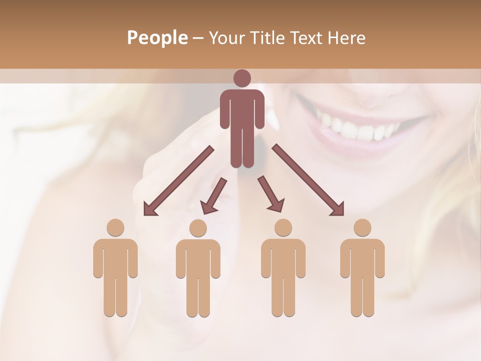 Aging Beautiful Closeup PowerPoint Template