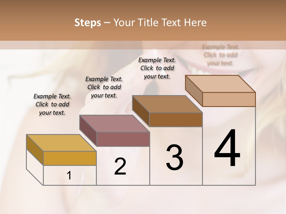 Aging Beautiful Closeup PowerPoint Template