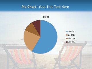 Beach Vacations Armchair PowerPoint Template