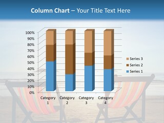 Beach Vacations Armchair PowerPoint Template