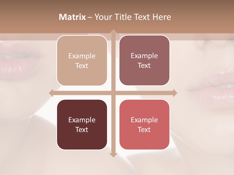 Pure Togetherness Close Up PowerPoint Template