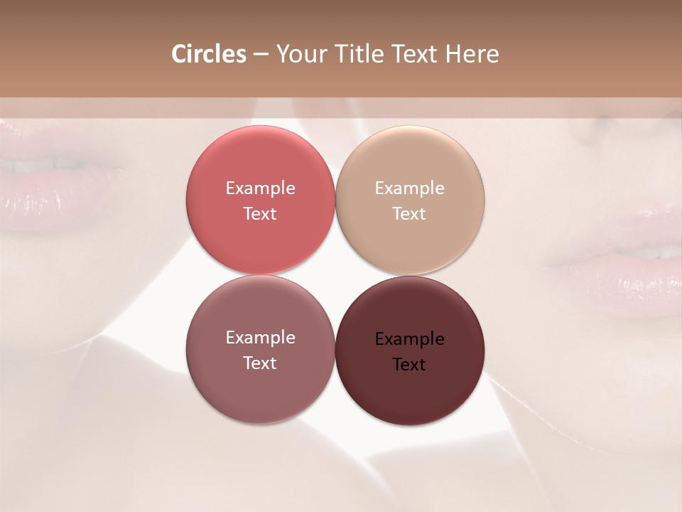 Pure Togetherness Close Up PowerPoint Template