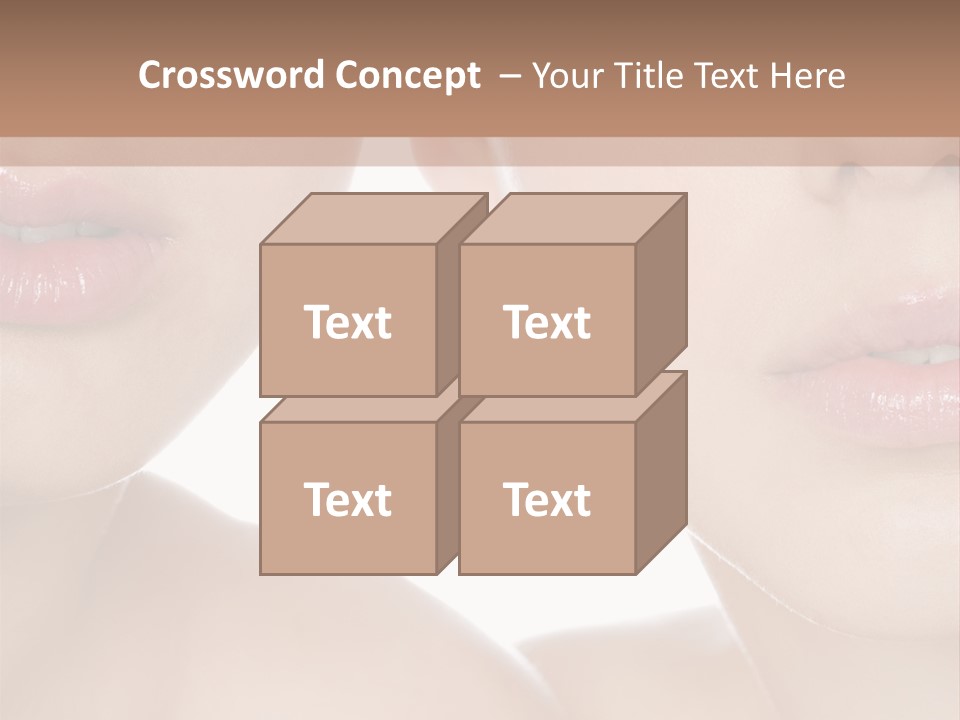Pure Togetherness Close Up PowerPoint Template